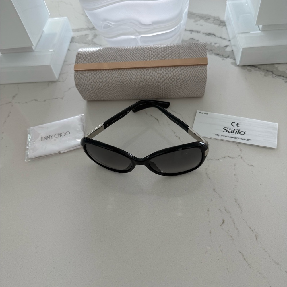 Jimmy Choo Black Sunglasses with Case…NEW